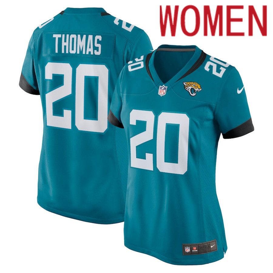 Women Jacksonville Jaguars #20 Daniel Thomas Nike Green Nike Game NFL Jersey